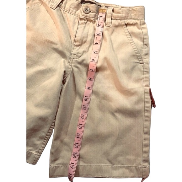 Old Navy Fall 09 Khaki/Tan Plain Front Short 100%Cotton Boy Size 10 - Picture 5 of 11